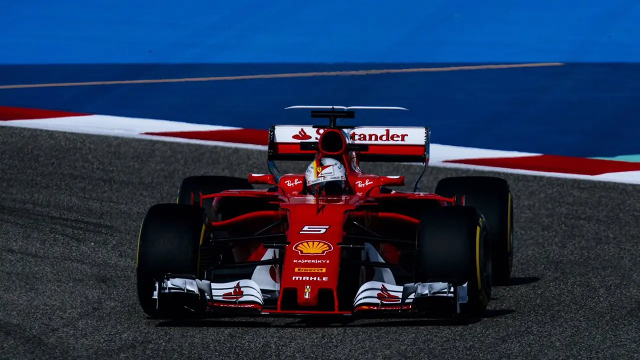 Pembalap Ferrari Sebastian Vettel (Twitter Ferrari)
