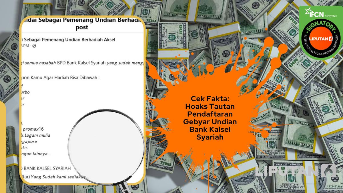 Ragam Hoaks Undian dari Bank, Simak Faktanya