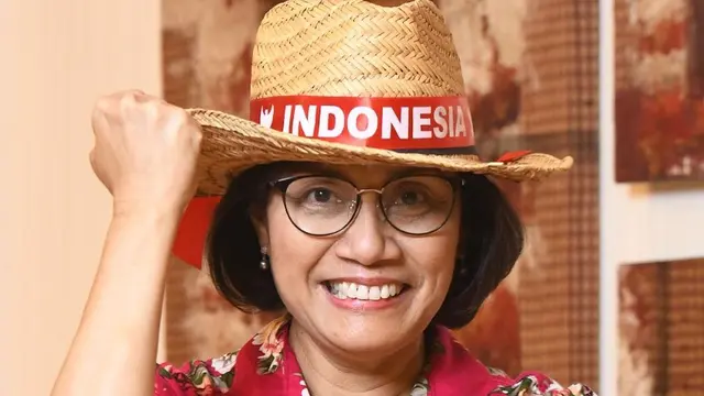 Menteri keuangan Sri Mulyani bergaya ala Luffy One Piece. (Instagram/ smindrawati)