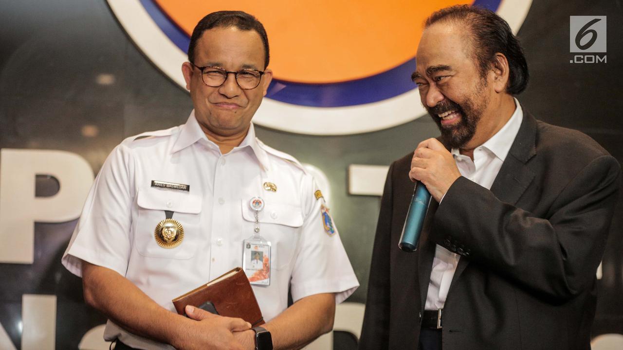 Anies Baswedan Bertemu Surya Paloh