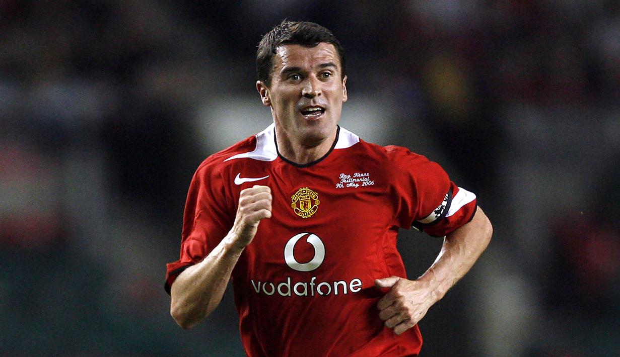 2. Roy Keane - Keane mejadi kapten terlama kedua di Manchester United. Kane dipercaya menjadi kapten Manchester United dari tahun 1997-2005. (AFP/Andrew Yates)