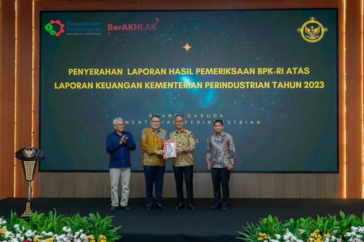 Kementerian Perindustrian (Kementerian Perindustrian) kembali meraih Opini Wajar Tanpa Pengecualian (WTP) dari Badan Pemeriksa Keuangan Republik Indonesia (BPK-RI).