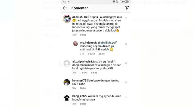MG Bakal Meluncur di IIMS 2020?
