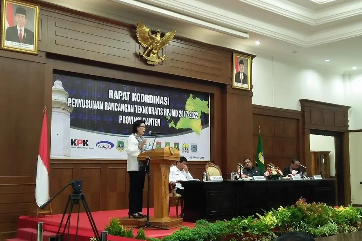 KPK memberikan pengarahan di Banten
