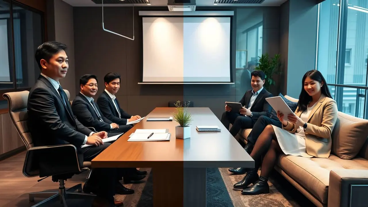 perbedaan rapat formal dan informal