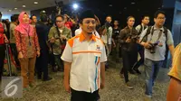  Ustadz Yusuf Mansyur saat tiba untuk mengikuti program tax amnesty di Dirjen Pajak, Jakarta, Jumat (30/9). Baik Yusuf Mansur maupun Franky sama-sama mendeklarasikan hartanya di dalam negeri sebagai WP Orang Pribadi.  (Liputan6.com/Angga Yuniar)