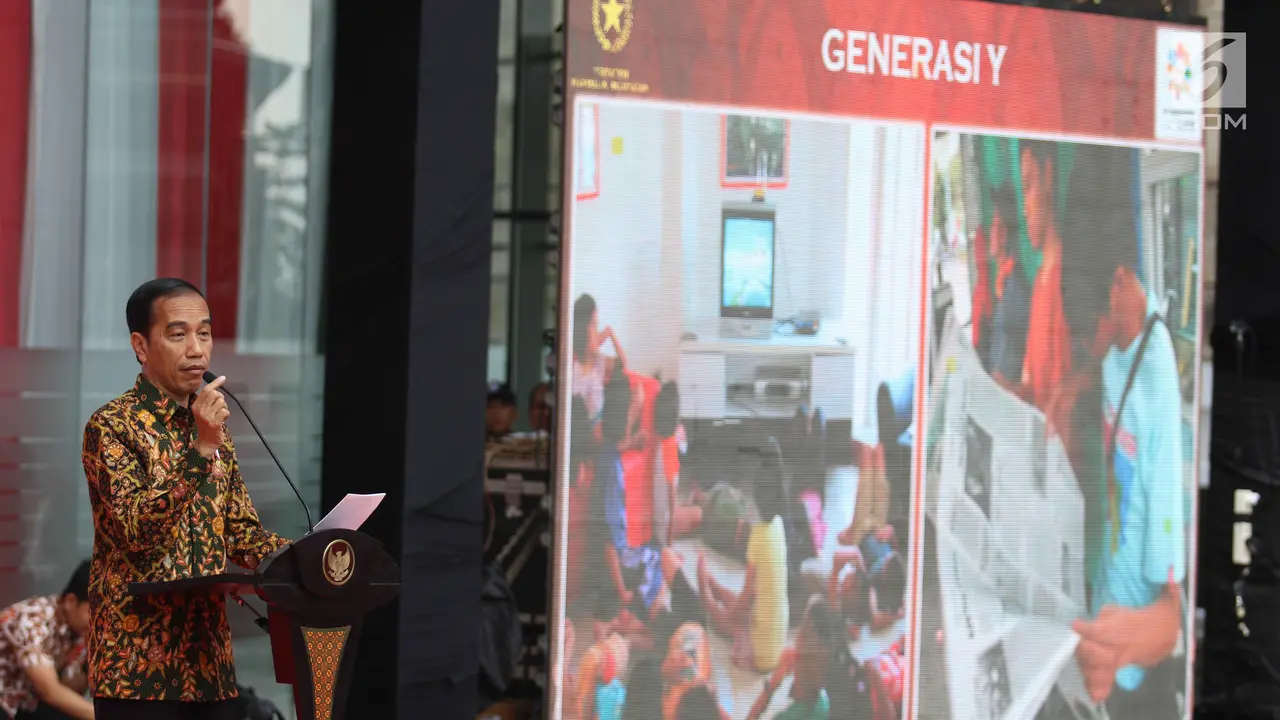 Jokowi Resmikan Gedung Perpustakaan Nasional