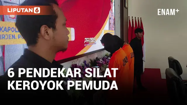 VIDEO: 6 Pendekar Silat Ditangkap Usai Keroyok Tiga Pemuda
