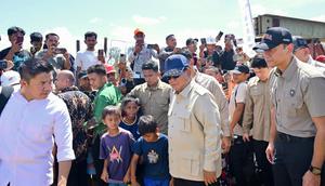 Presiden Prabowo Subianto di Kabupaten Tapanuli Selatan, Sumatra Utara  (Biropers)