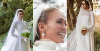 Gaun Pernikahan Putih Selebritis Dunia dan Keluarga Kerajaan. [Instagram]