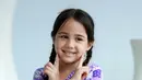 Serial televisi terkenal Turki, ‘Elif’ kini telah tayang versi Indonesia atau Elif Indonesia. Gadis kecil cantik bernama Nicole Elizabeth Rossi pun terpilih untuk memerankan sosok Elif di serial Elif Indonesia. (Deki Prayoga/Bintang.com)