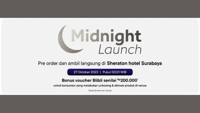 Jangan Lupa Pilih Pengambilan di Midnight Launch Jakarta atau Surabaya Saat Pre-Order iPhone 15 Incaran di Blibli