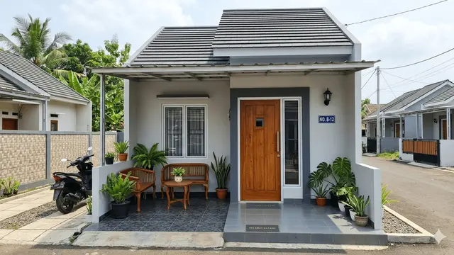 Desain Teras Rumah Subsidi