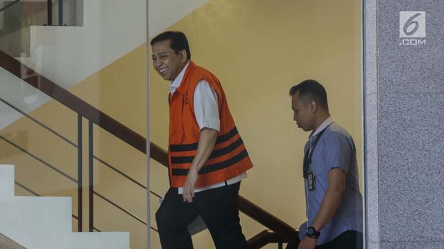 Usai Jalani Sidang, Setya Novanto Kembali Jalani Pemeriksaan di KPK