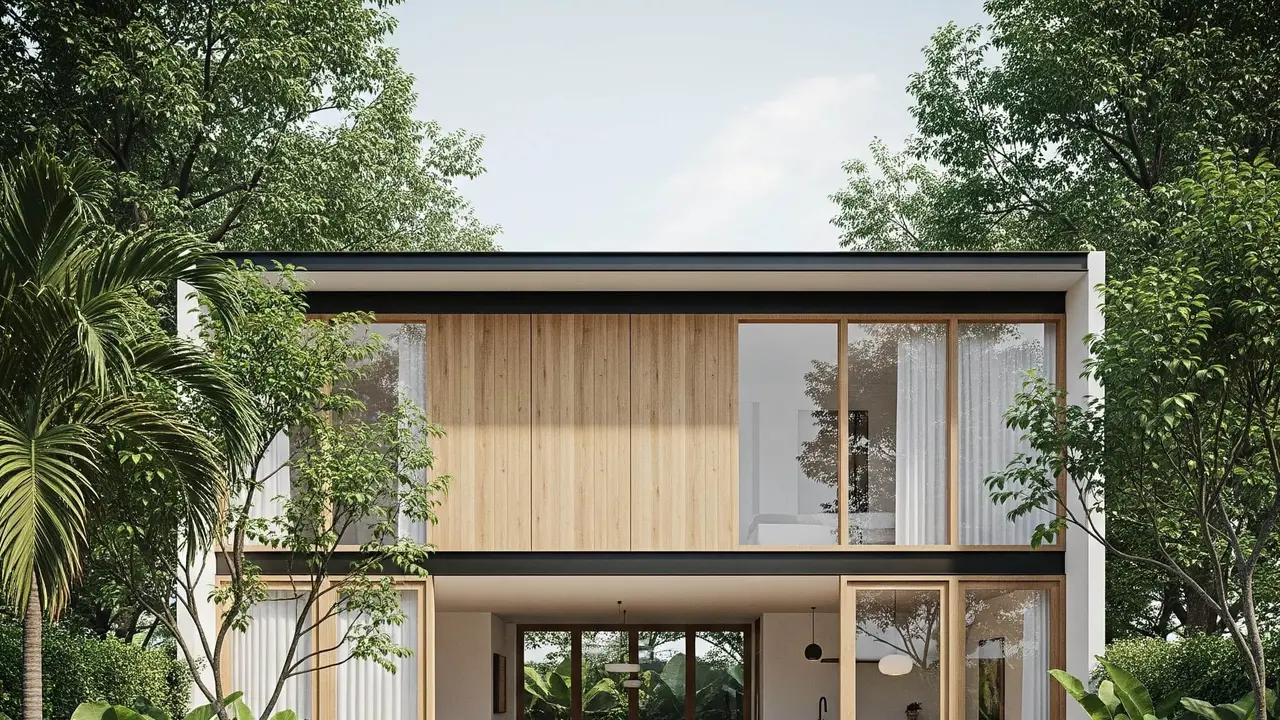 Desain Rumah dengan Basement Sederhana untuk Parkiran