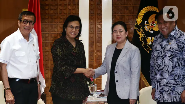 Puan Maharani Bahas Omnibus Law Bareng Sri Mulyani