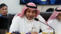 Koordinator dan Supervisor (Musyrif Aam) Kantor Urusan Haji, Dr. Badr al-Sulami saat mengunjungi kantor Daker Makkah, Sabtu, 28 Juni 2025. (dok. MCH 2025)