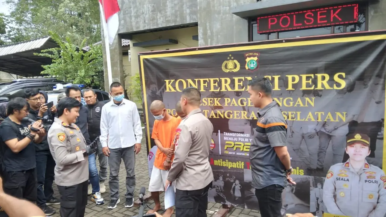 Polres Tangerang Selatan merilis pelaku pembunuhan remaja di BSD City, Tangerang Selatan.