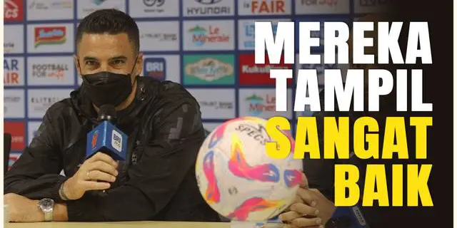 VIDEO: Imbang Kontra Borneo FC, Carlos Pena Tetap Bangga Persija Tampil Konsisten dengan 10 Pemain