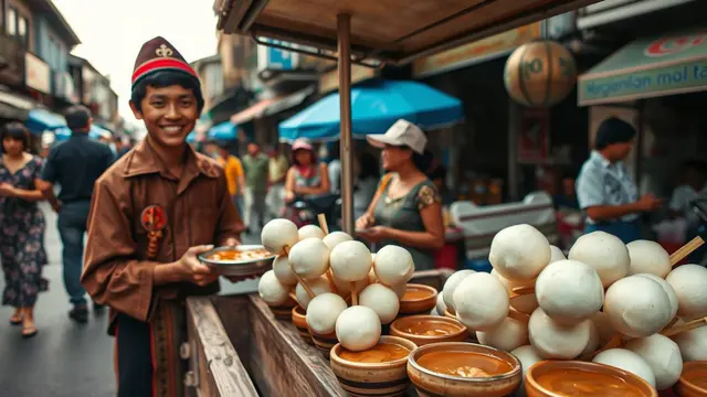 cara bikin cilok bumbu kacang