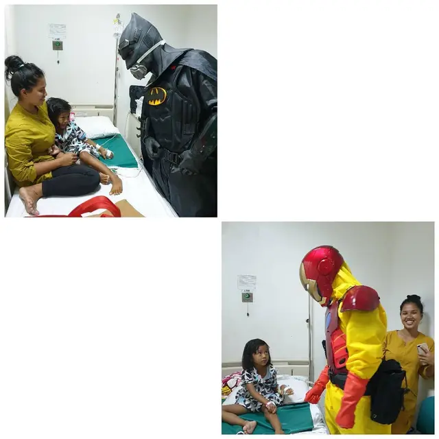 7 Potret Dokter Pakai APD dengan Cosplay Pahlawan Super Ini Viral