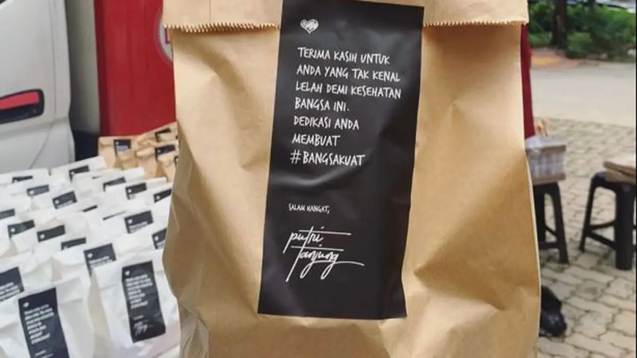 Putri Tanjung Gandeng Komunitas Food Truck untuk Suplai Makanan Gratis bagi Tenaga Medis