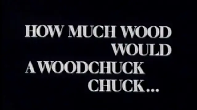 Film How Much Wood Would a Woodchuck Chuck (Wikipedia)