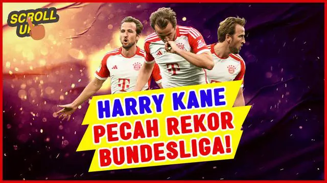 Berita video Scroll Up kali ini membahas striker asal Inggris yang bermain untuk Bayern Munchen, Harry Kane, pecahkan rekor jadi debutan tersubur di Bundesliga musim ini.