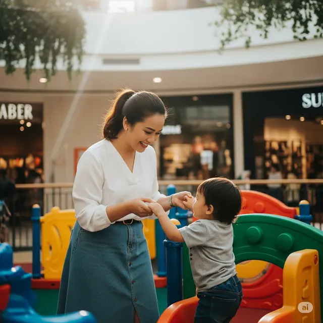 Inspirasi Outfit Anak dan Ibu Terbaru 2025. Foto: Gemini