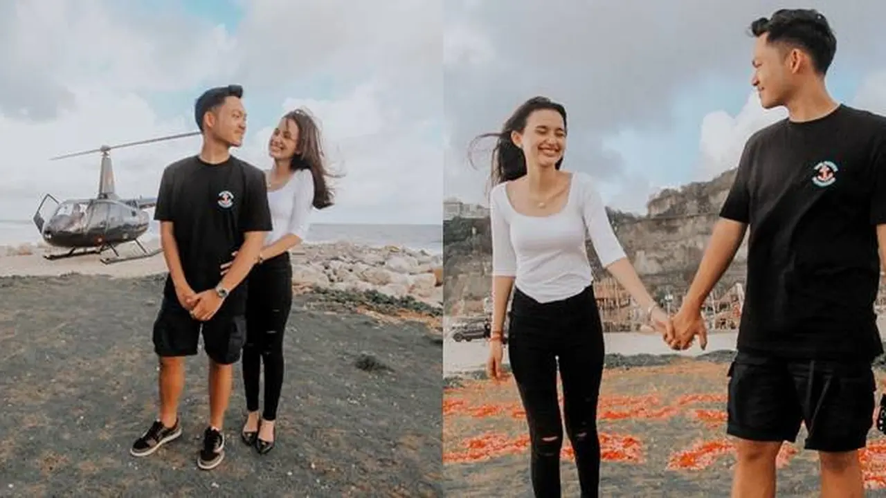 Setahun Pacaran, Ini 7 Momen Azriel Hermansyah Beri Kejutan Kepada Sarah Menzel