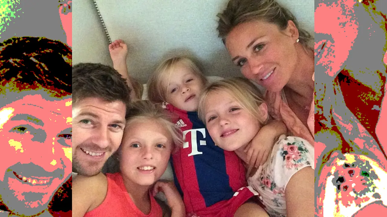 Steven Gerrard dan Keluarga