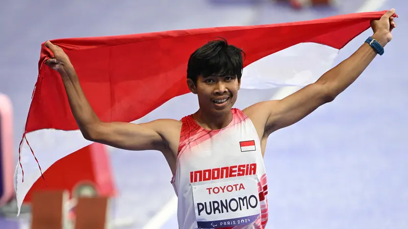 Kabar baik dari gelaran Paralimpiade Paris 2024. Atlet para atletik Indonesia, Saptoyogo Purnomo berhasil meraih medali perak.