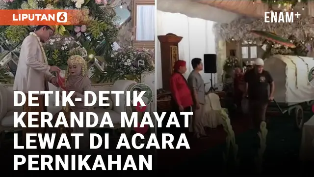 Geger! Keranda Mayat Lewat saat Acara Pernikahan