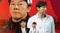 Kualifikasi Piala Dunia 2026 Zona Asia - Ilustrasi Shin Tae-yong (Bola.com/Adreanus Titus)