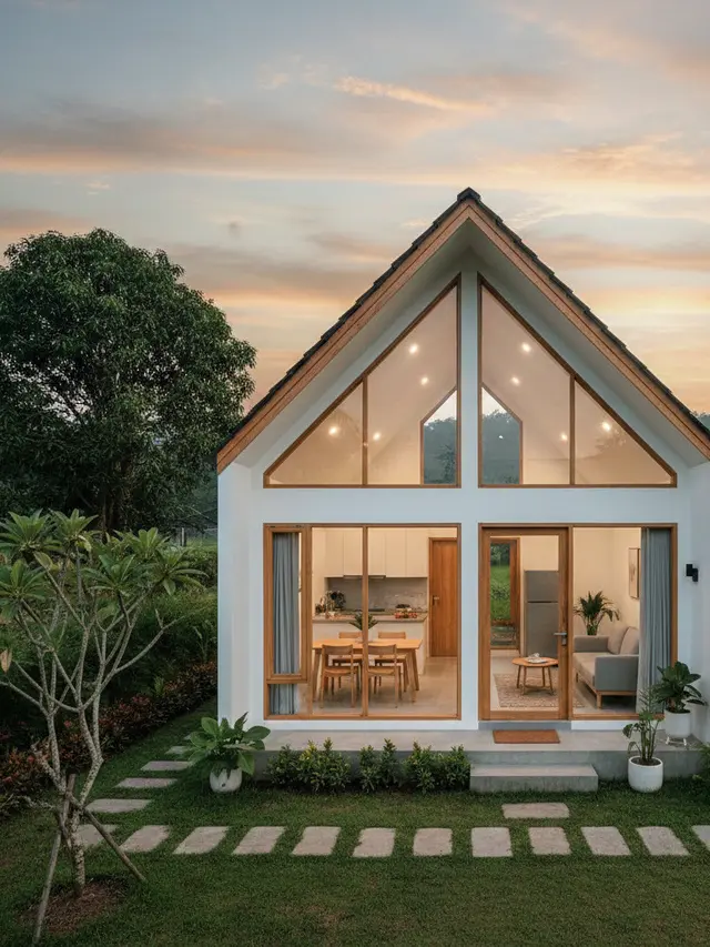 Model Rumah Kecil di Desa
