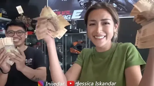 7 Momen Jessica Iskandar Beli Moge Pakai Pecahan Rp 5 Ribu, Jago Nawar