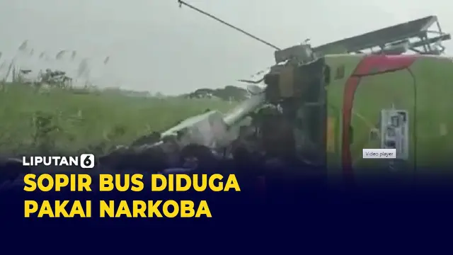 Sopir bus diduga memakai Narkoba