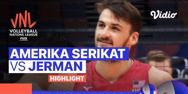 VIDEO: Highlight Volleyball Nations League Putra 2022, Amerika Serikat Menang atas Jerman di Laga Pembuka Pekan 3