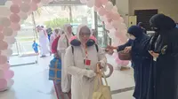 Jemaah dari Madinah tiba di Makkah, Senin (27/6/2022). (Foto: dokumentasi MCH)