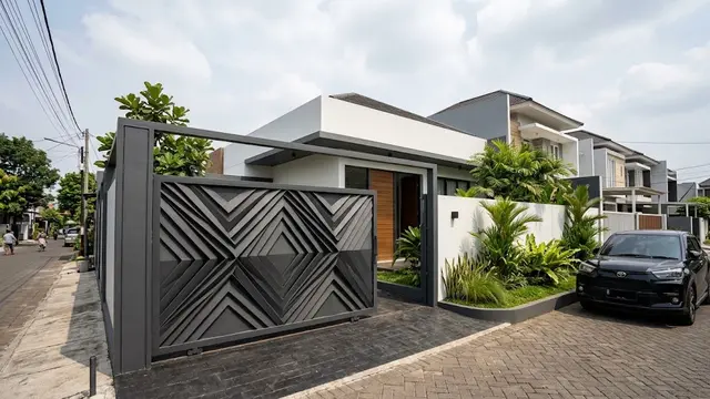 Model Pagar Rumah Minimalis untuk Lahan Sempit