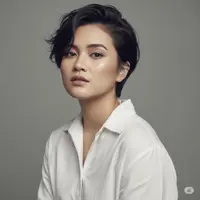 Model Rambut Pixie Cut untuk Wajah Oval Indonesia. Foto: Gemini