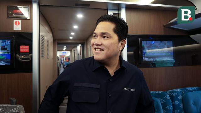 Foto: Diproyeksikan Jadi Transportasi Peserta Piala Dunia U-17, Erick Thohir Ajak FIFA Naik Kereta Cepat Whoosh