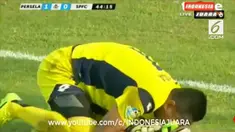 Choirul Huda tewas setelah berbenturan dengan rekan setimnya, Ramon Rodrigues.