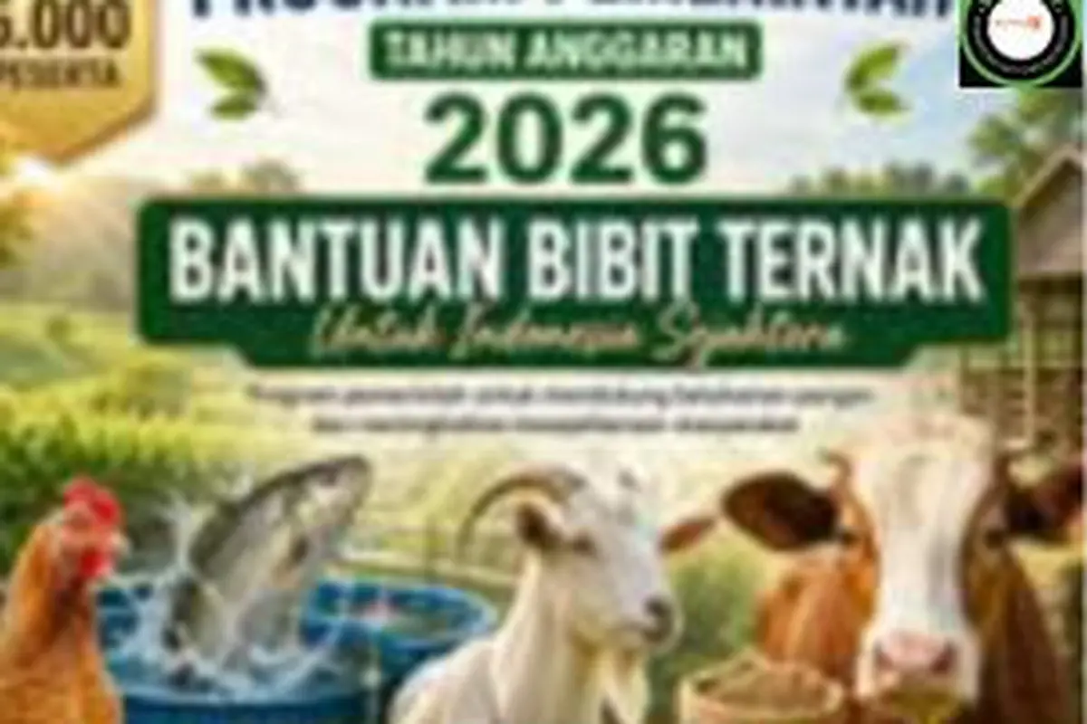 Cek Fakta Liputan6.com menemukan klaim foto program pemerintah 2026 bantuan bibit ternak