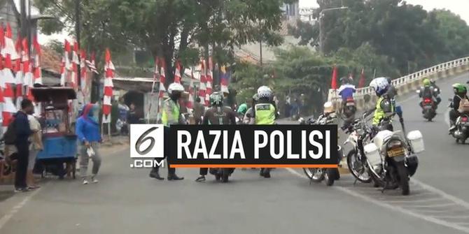 VIDEO: 50 Pengendara Lawan Arus Ditangkap Polisi