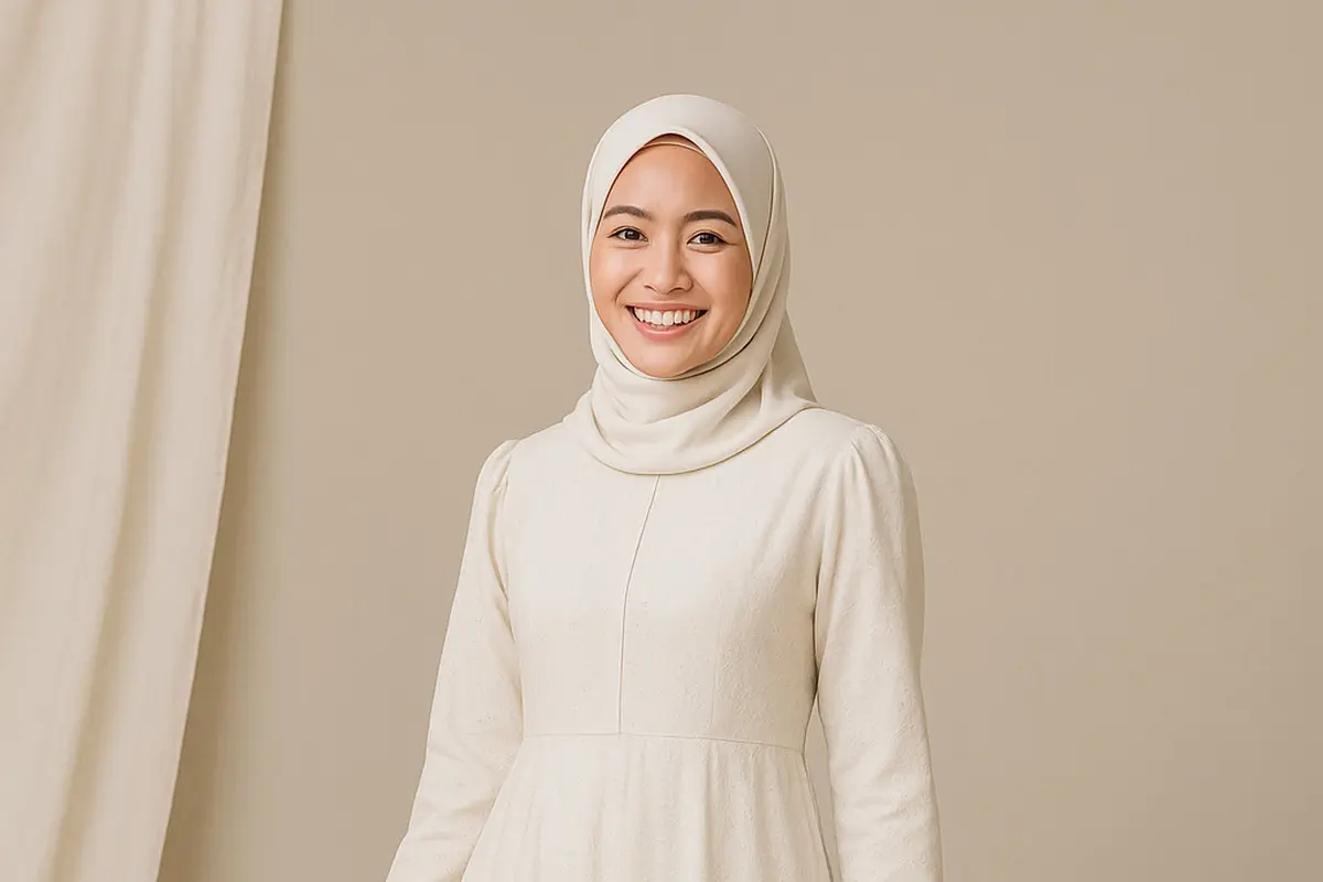 Model Gamis yang Cocok untuk Acara Aqiqah/Ilustrasi AI