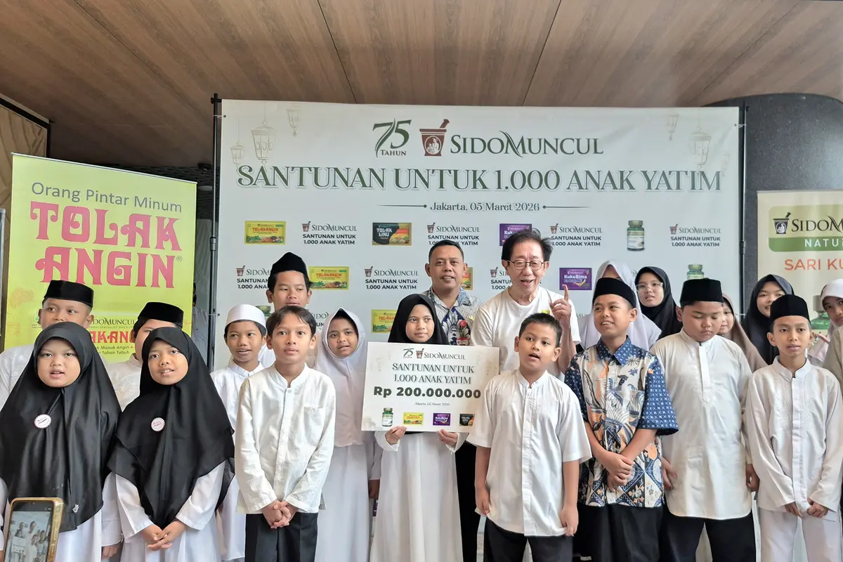 Berbagi Kasih di Bulan Ramadan, Sido Muncul Beri Santunan Rp200 Juta untuk 1.000 Anak Yatim di Jakarta
