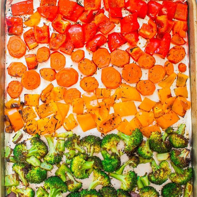 2. Sayuran Panggang Pelangi