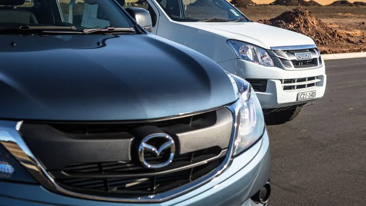 Pikap Mazda dan Isuzu