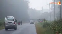 [VIDEO] Kabut Asap Kebakaran Hutan Riau Tutup Jalinsum Sumut